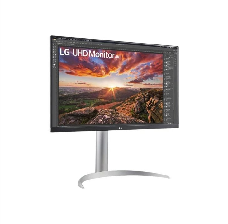 27" LG 27UP85NP-W - 3840x2160 (4K / UHD) - IPS - HDR10 - 90W USB HUB - 5 ms - Screen