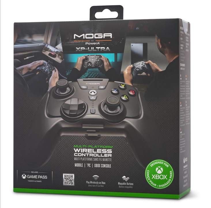 PowerA MOGA XP-ULTRA Multiplatform Wireless Controller for Mobile, PC and Xbox Series X|S - Gamepad - Microsoft Xbox One X