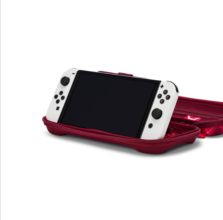 PowerA Protective Case for Nintendo Switch - OLED Model, Nintendo Switch or Nintendo Switch Lite - Pikachu Plaid - Red