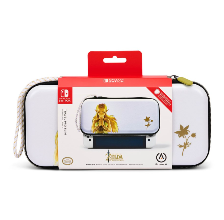 PowerA Travel Pro Slim Protective Case for Nintendo Switch - OLED Model, Nintendo Switch and Nintendo Switch Lite - Princess Zelda