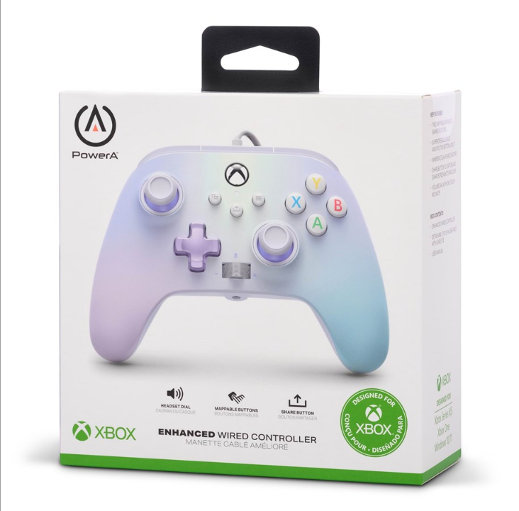 PowerA Enhanced Wired Controller for Xbox Series X|S - Pastel Dream - Gamepad - Microsoft Xbox One