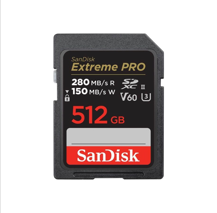闪迪至尊极速 Pro - SD - 280MB/s - 512GB