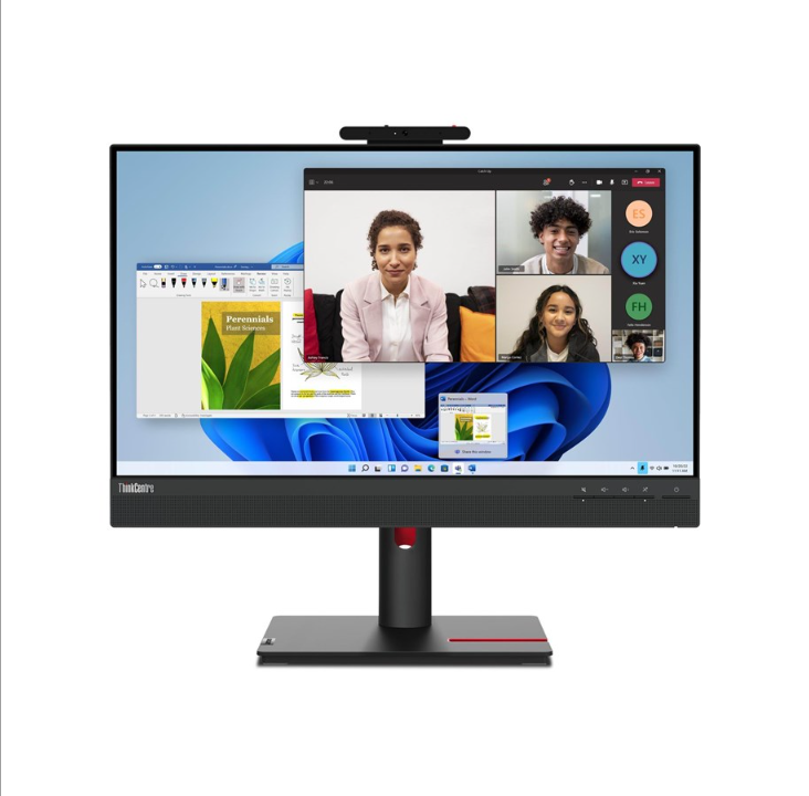 24" Lenovo ThinkCentre Tiny-in-One 24 Gen 5 - 1920x1080 - IPS - USB HUB - KVM Switch - 4 ms - Screen