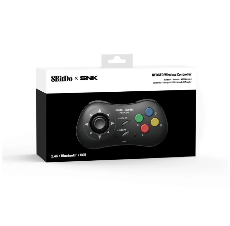 8BitDo NEOGEO Wireless Pad Black Edition - Gamepad - Android