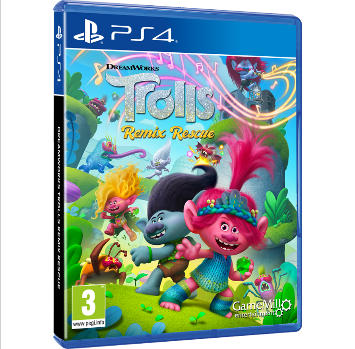 DreamWorks Trolls Remix Rescue - Sony PlayStation 4 - Action