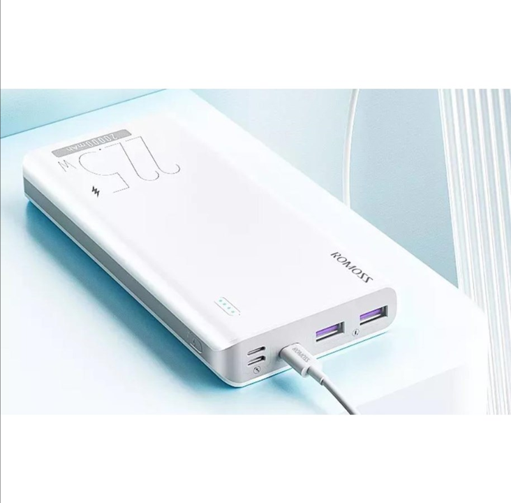 ROMOSS SENSE6F PowerBank - Vit - 20000 mAh