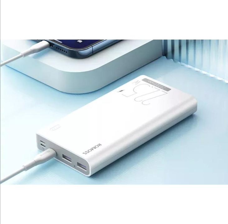 ROMOSS SENSE6F PowerBank - Vit - 20000 mAh