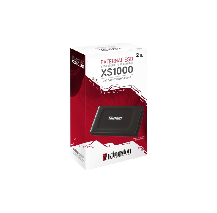 كينجستون XS1000 SSD خارجي USB 3.2 الجيل الثاني - 2 تيرابايت