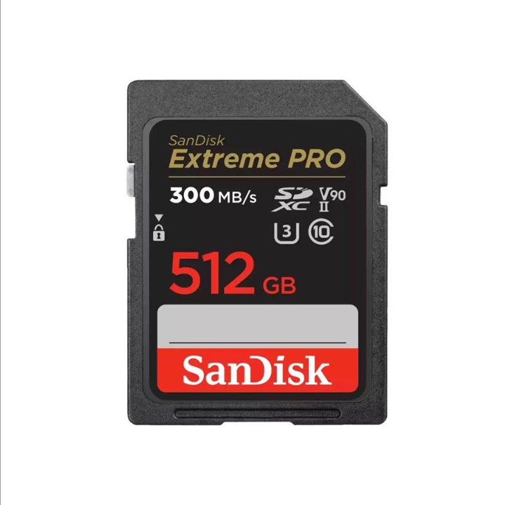 SanDisk Extreme PRO SD - 300MB/s - 512GB