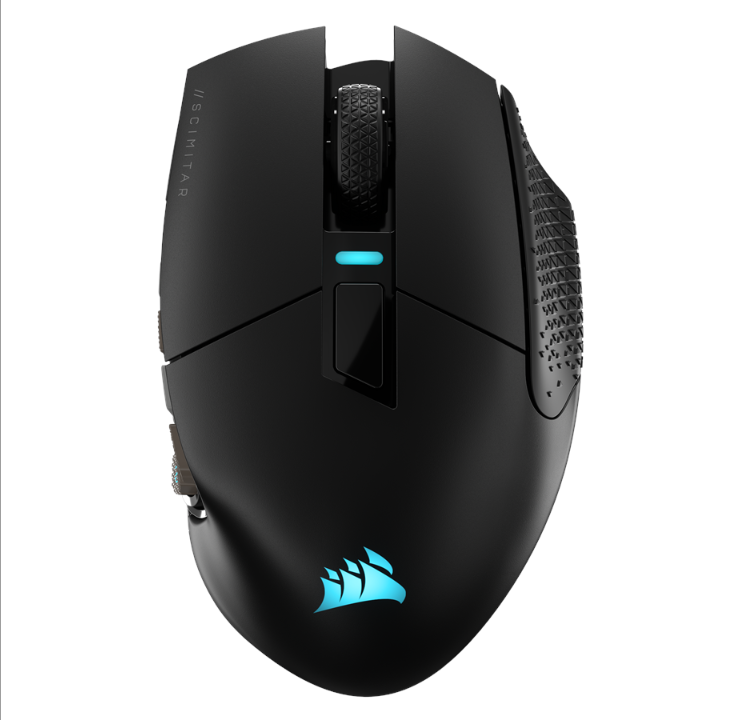 Corsair SCIMITAR ELITE WIRELESS Gaming Mouse - Mouse - Optic - 16 buttons - Black