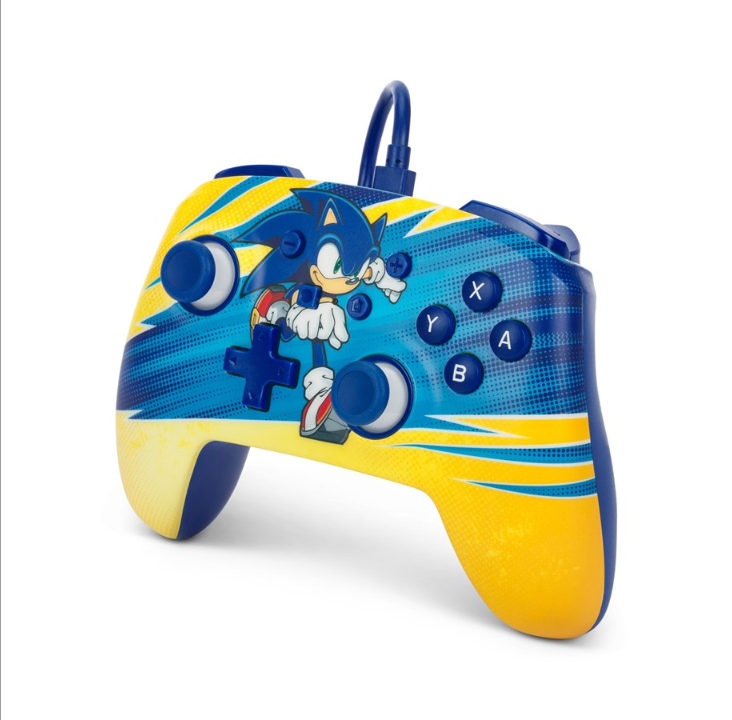 PowerA Enhanced Wired Controller for Nintendo Switch Sonic Boost - Gamepad - Nintendo Switch