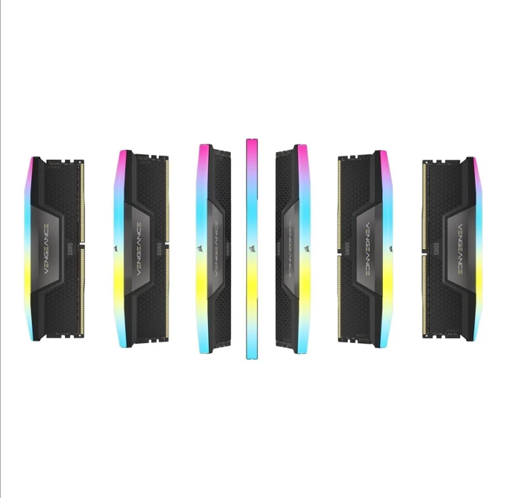 Corsair Vengeance RGB DDR5-6400 - 96GB - CL32 - Dual Channel (2 pcs) - Intel XMP - Black