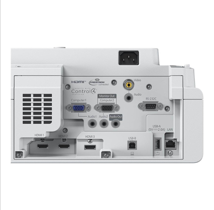 Epson Projector EB-760W - 3LCD projector - ultra short-throw - 802.11a/b/g/n/ac wireless / LAN/ Miracast - white - 0 ANSI lumens