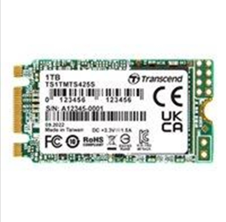 Transcend MTS425S SSD - 1TB - M.2 2242 - SATA-600