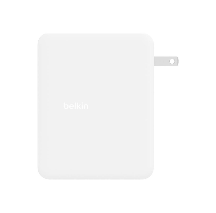 محول الطاقة Belkin BoostCharge Pro - تقنية GaN - USB 3 x USB-C - 140 وات