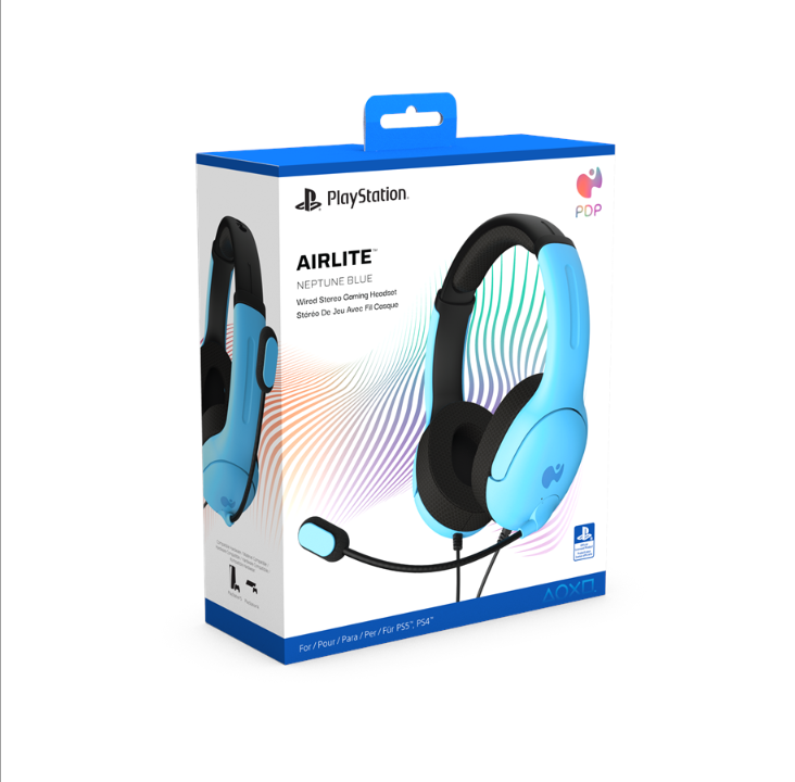 PDP AIRLITE - Neptune Blue - Headset - Sony PlayStation 4