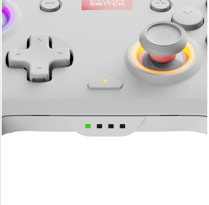 PDP Afterglow Wave - White - Gamepad - Nintendo Switch