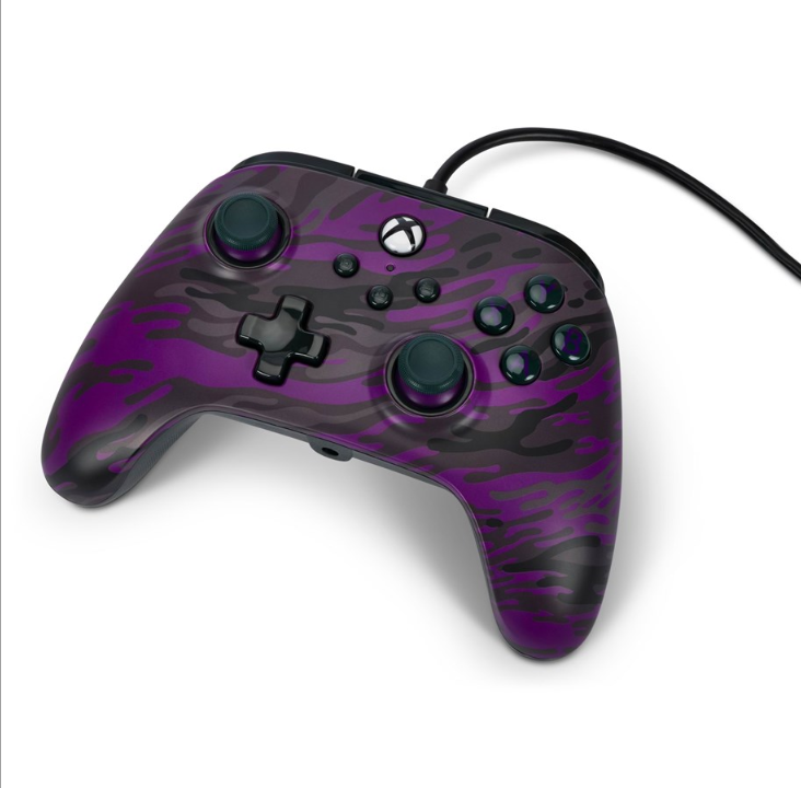 PowerA Advantage Wired Controller for Xbox Series X|S - Purple Camouflage - Gamepad - Microsoft Xbox Series S
