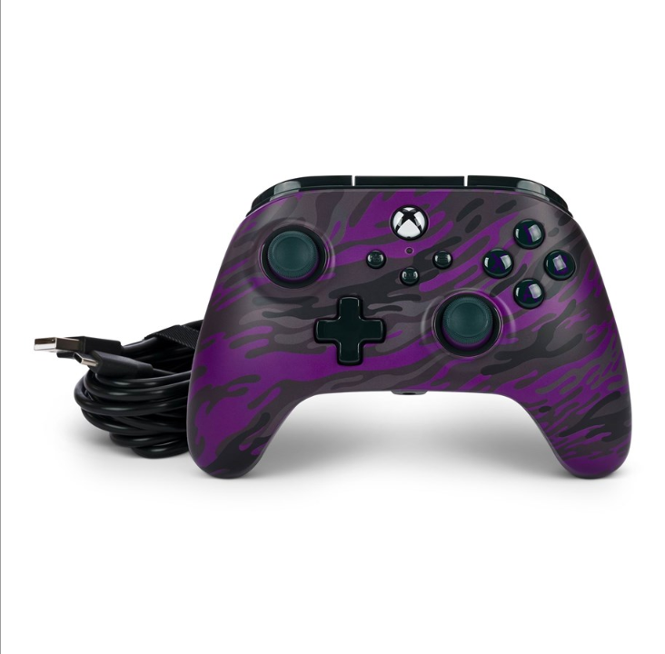 PowerA Advantage Wired Controller for Xbox Series X|S - Purple Camouflage - Gamepad - Microsoft Xbox Series S