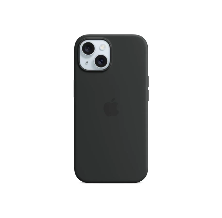 Apple iPhone 15 Silicone Case with MagSafe - Black