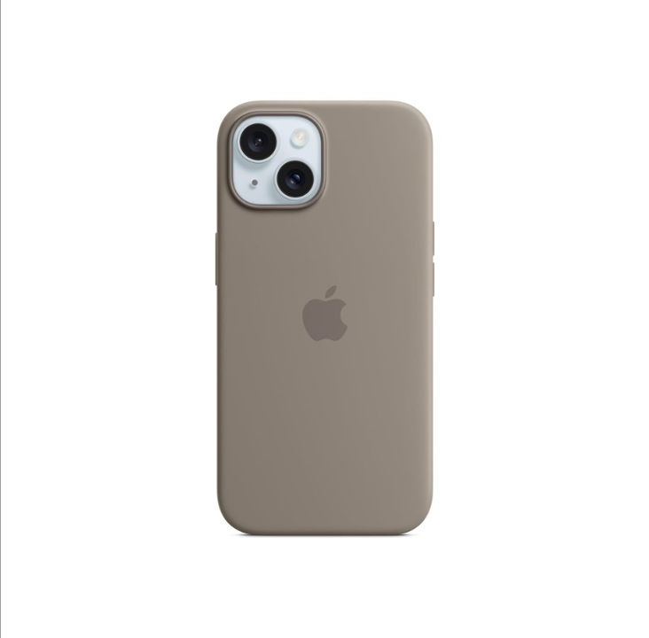 Apple iPhone 15 Silicone Case with MagSafe - Clay