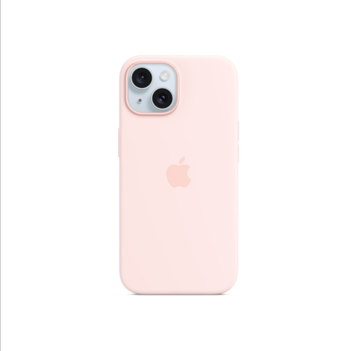 Apple iPhone 15 Silicone Case with MagSafe - Light Pink