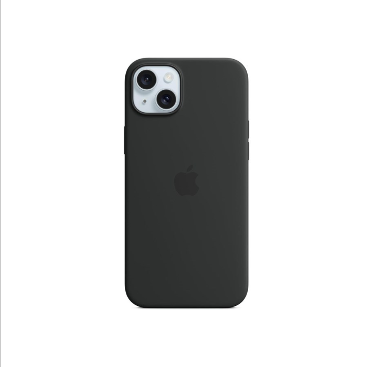 Apple iPhone 15 Plus Silicone Case with MagSafe - Black