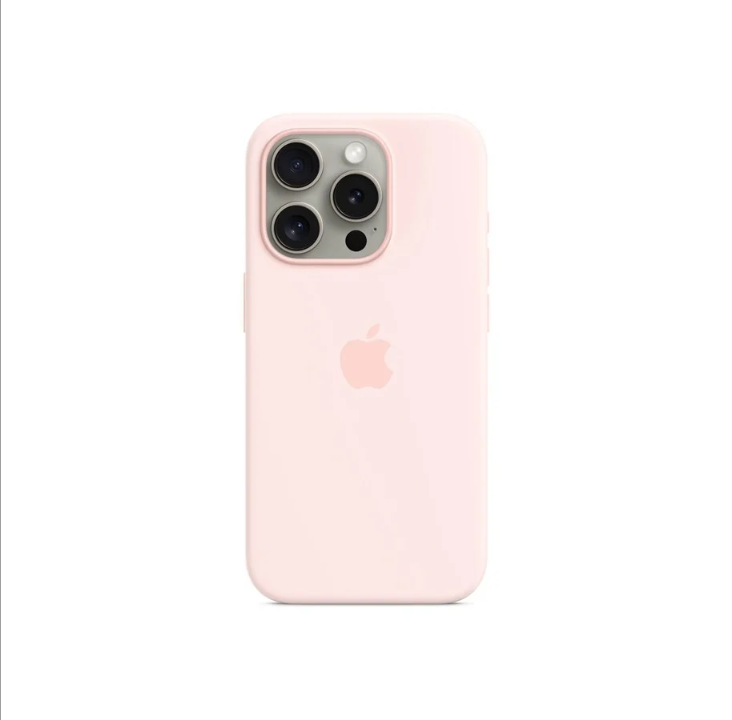 Apple iPhone 15 Pro Silicone Case with MagSafe - Light Pink