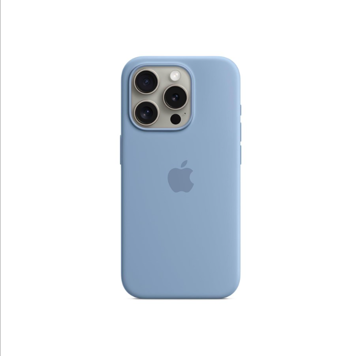 Apple iPhone 15 Pro Silicone Case with MagSafe - Winter Blue