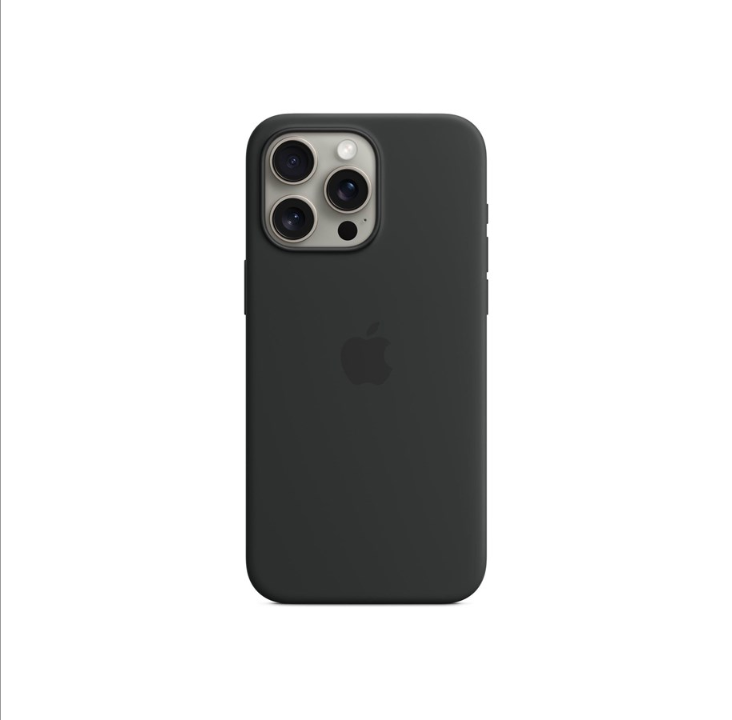 Apple iPhone 15 Pro Max Silicone Case with MagSafe - Black