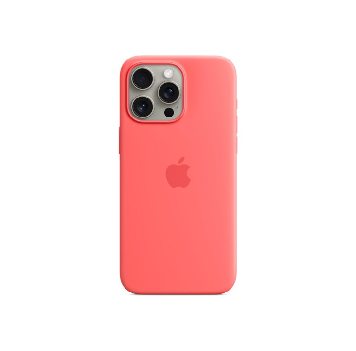 Apple iPhone 15 Pro Max Silicone Case with MagSafe - Guava