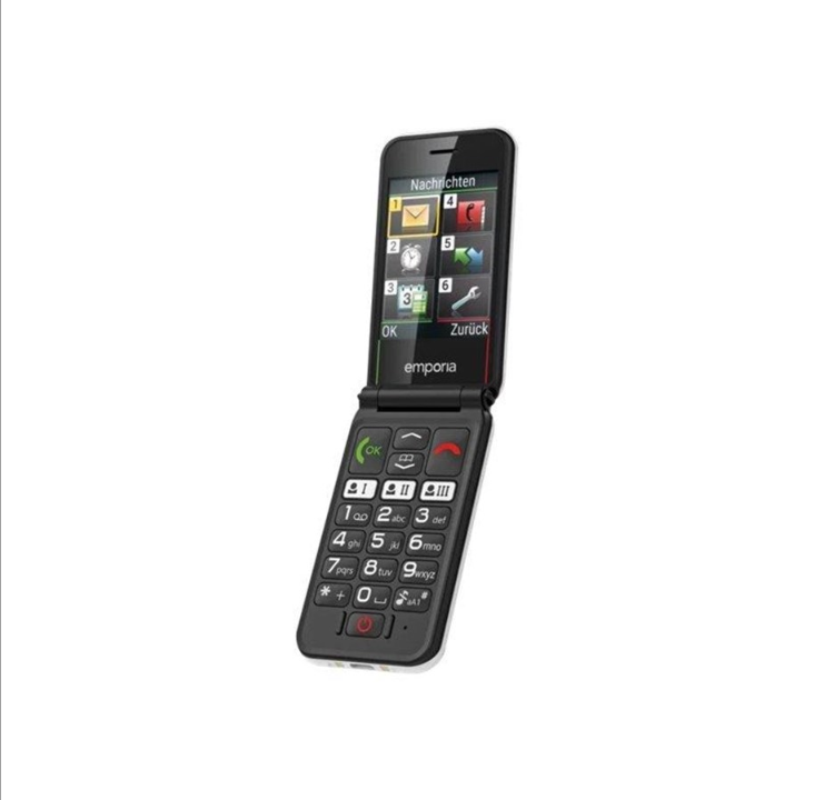 Emporia SIMPLICITYglam white - feature phone - 64 MB - GSM