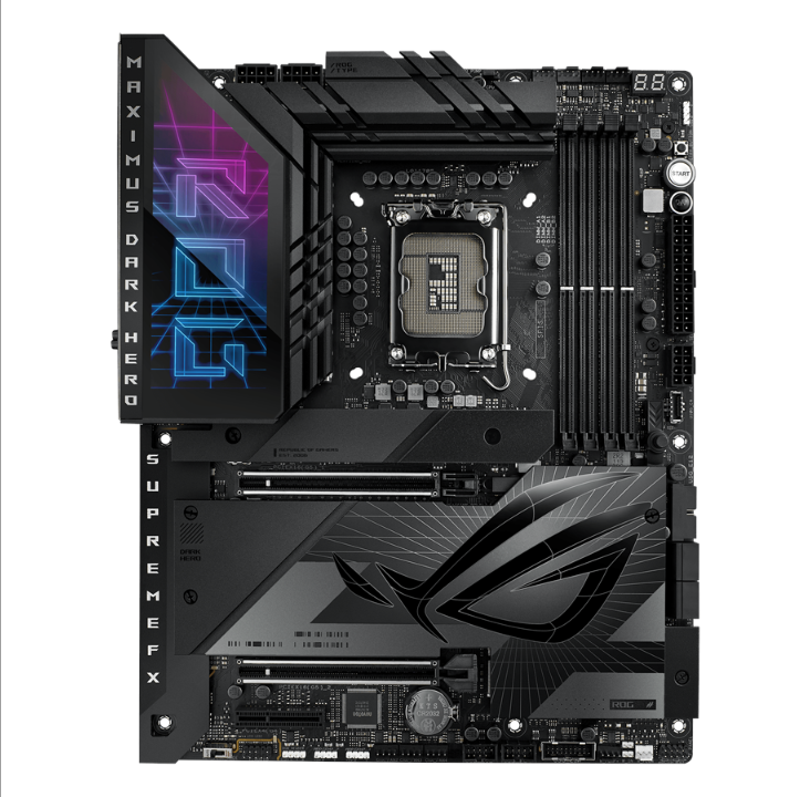 ASUS ROG MAXIMUS Z790 DARK HERO Motherboard - Intel Z790 - Intel LGA1700 socket - DDR5 RAM - ATX