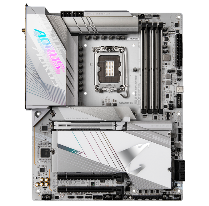 GIGABYTE Z790 AORUS PRO X Motherboard - Intel Z790 - Intel LGA1700 socket - DDR5 RAM - ATX