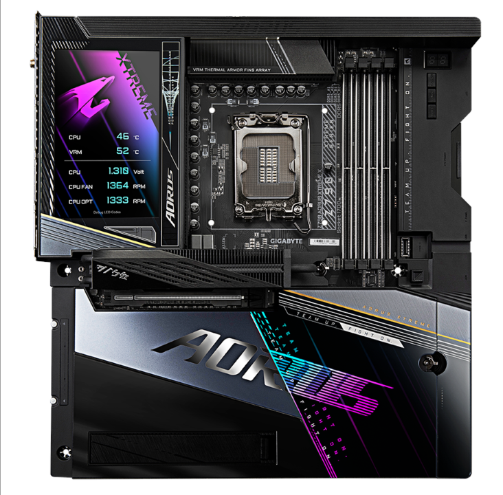 GIGABYTE Z790 AORUS XTREME X Motherboard - Intel Z790 - Intel LGA1700 socket - DDR5 RAM - Extended ATX