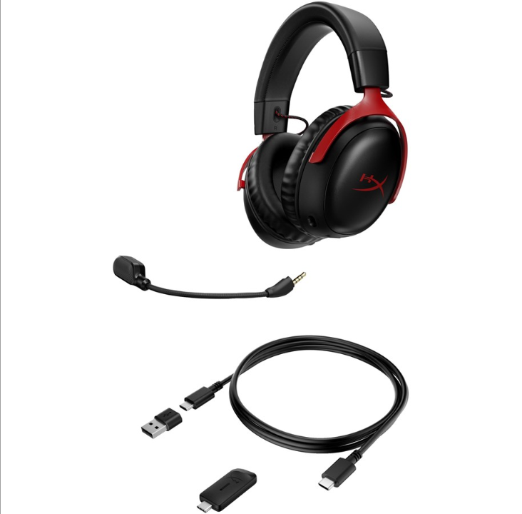 HyperX Cloud III Wireless - Black/Red