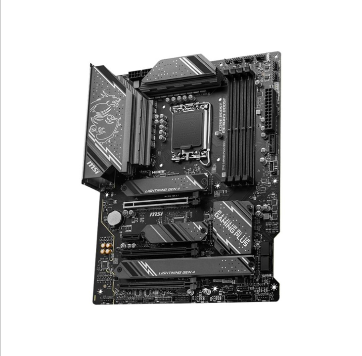 اللوحة الأم MSI Z790 GAMING PLUS WIFI - Intel Z790 - مقبس Intel LGA1700 - ذاكرة الوصول العشوائي DDR5 - ATX