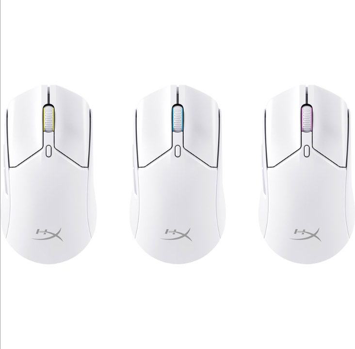 HyperX Pulsefire Haste 2 Wireless - White - Mouse - Optic - 6 buttons - White