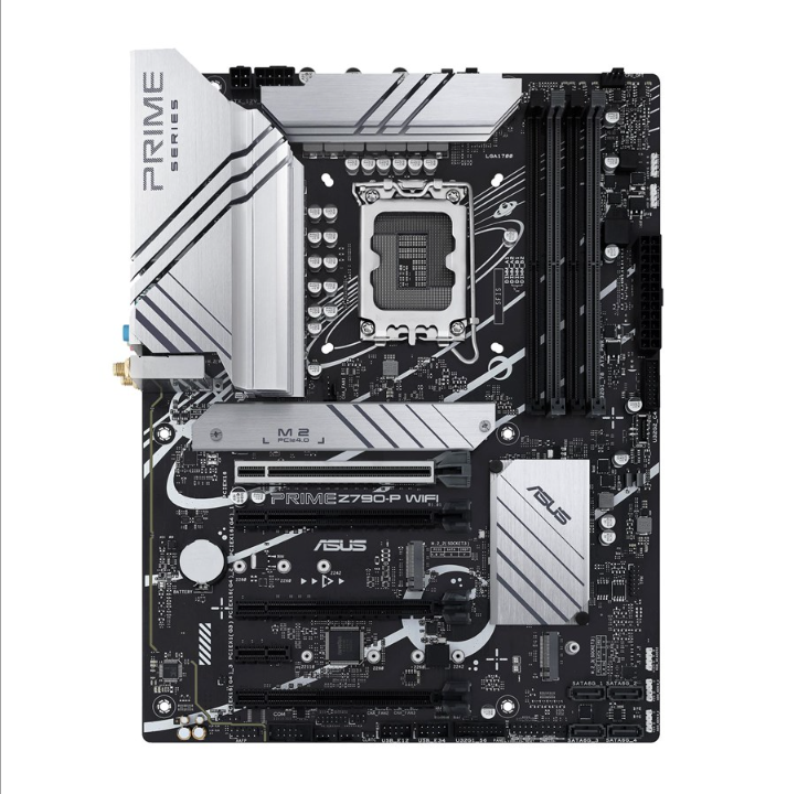 ASUS PRIME Z790-P WIFI (V2) Motherboard - Intel Z790 - Intel LGA1700 socket - DDR5 RAM - ATX