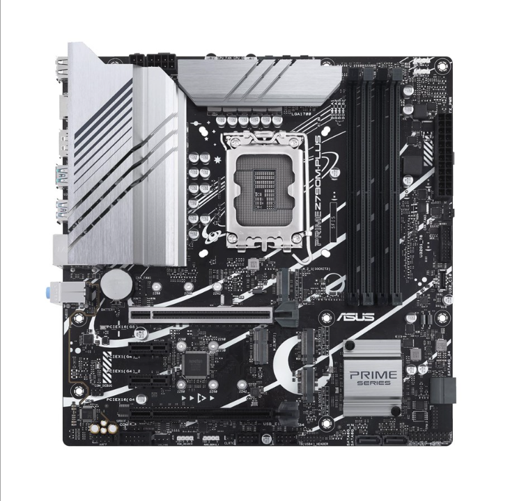 اللوحة الأم ASUS PRIME Z790M-PLUS (V2) - Intel Z790 - مقبس Intel LGA1700 - ذاكرة الوصول العشوائي DDR5 - Micro-ATX