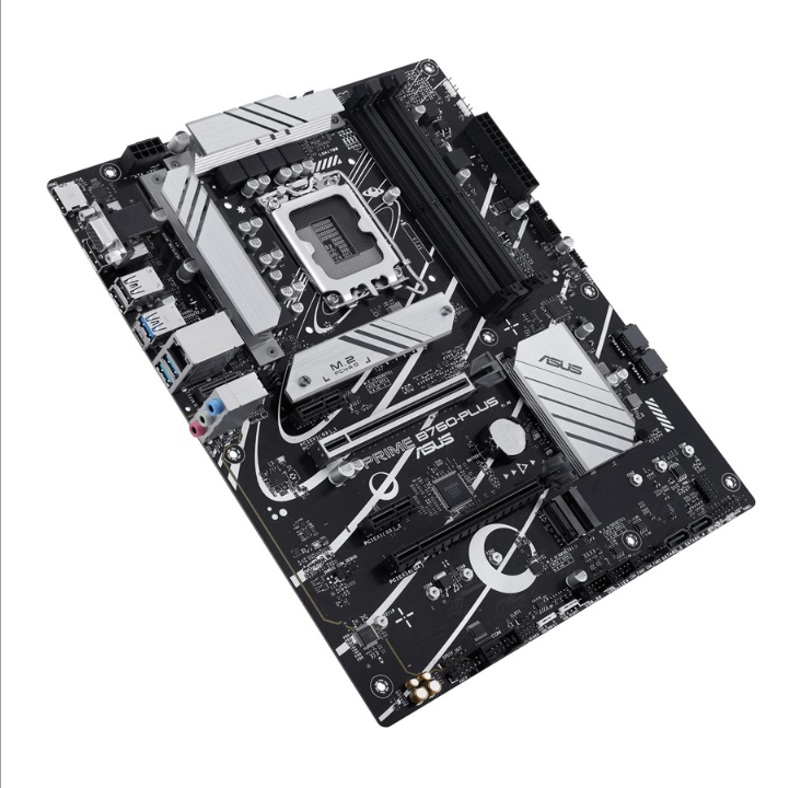 ASUS PRIME B760-PLUS (V2) Motherboard - Intel B760 - Intel LGA1700 socket - DDR5 RAM - ATX