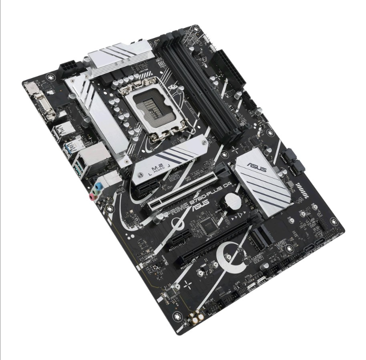 اللوحة الأم ASUS PRIME B760-PLUS D4 (V2) - Intel B760 - مقبس Intel LGA1700 - ذاكرة الوصول العشوائي DDR4 - ATX