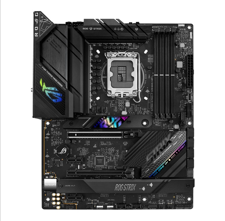 ASUS ROG STRIX B760-F GAMING WIFI (V2) Motherboard - Intel B760 - Intel LGA1700 socket - DDR5 RAM - ATX