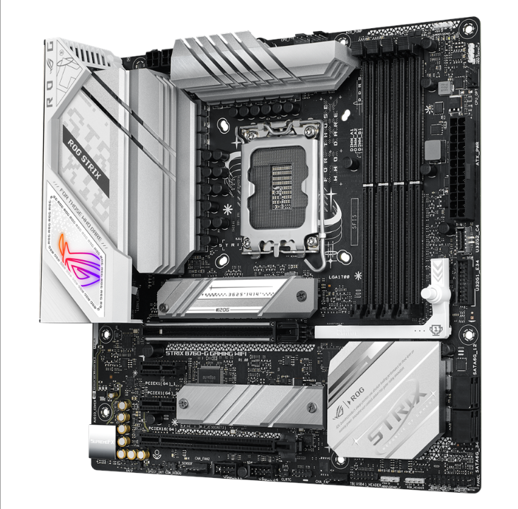 اللوحة الأم ASUS ROG STRIX B760-G GAMING WIFI (V2) - Intel B760 - مقبس Intel LGA1700 - ذاكرة الوصول العشوائي DDR5 - Micro-ATX