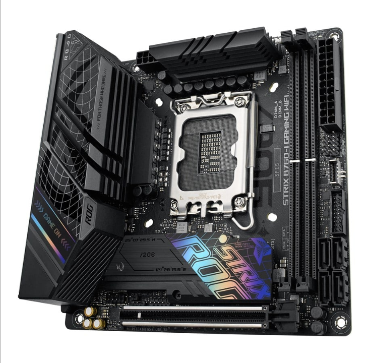 ASUS ROG STRIX B760-I GAMING WIFI (V2) Motherboard - Intel B760 - Intel LGA1700 socket - DDR5 RAM - Mini-ITX