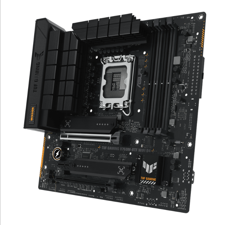 ASUS TUF GAMING B760M-BTF WIFI D4 Motherboard - Intel B760 - Intel LGA1700 socket - DDR4 RAM - Micro-ATX