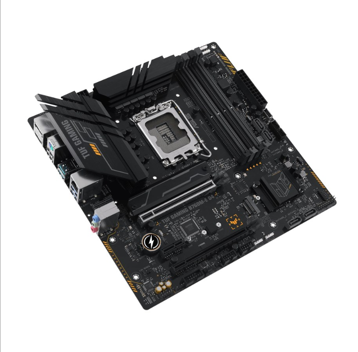 ASUS TUF GAMING B760M-E D4 (V2) Motherboard - Intel B760 - Intel LGA1700 socket - DDR4 RAM - Micro-ATX