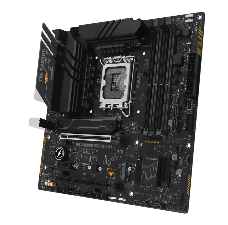 华硕 TUF GAMING B760M-E D4 (V2) 主板 - Intel B760 - Intel LGA1700 插槽 - DDR4 RAM - Micro-ATX