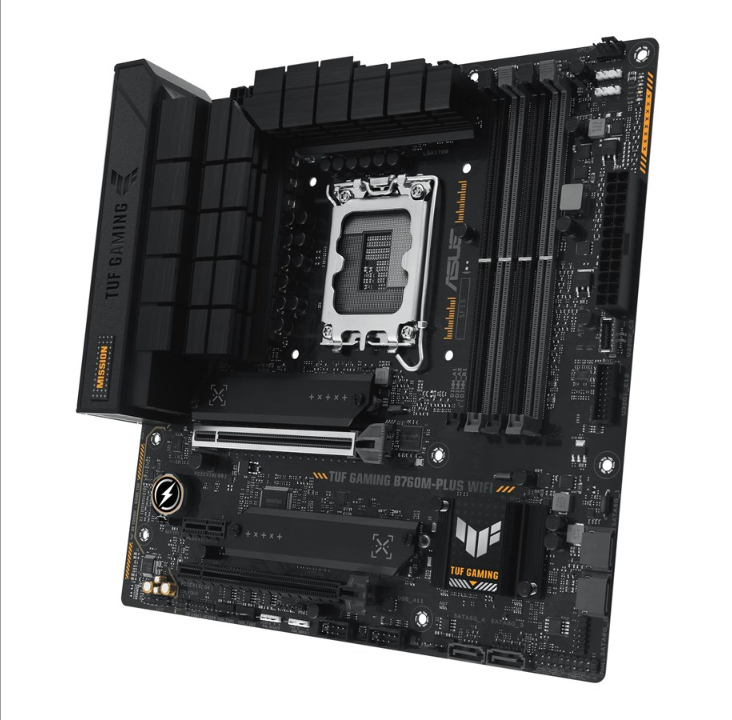 ASUS TUF GAMING B760M-PLUS (V2) Motherboard - Intel B760 - Intel LGA1700 socket - DDR5 RAM - Micro-ATX