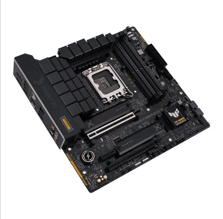 اللوحة الأم ASUS TUF GAMING B760M-PLUS D4 (V2) - Intel B760 - مقبس Intel LGA1700 - ذاكرة الوصول العشوائي DDR4 - Micro-ATX